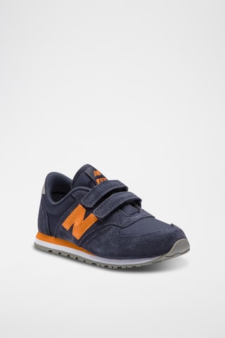 Baskets en nubuck - Bleu marine