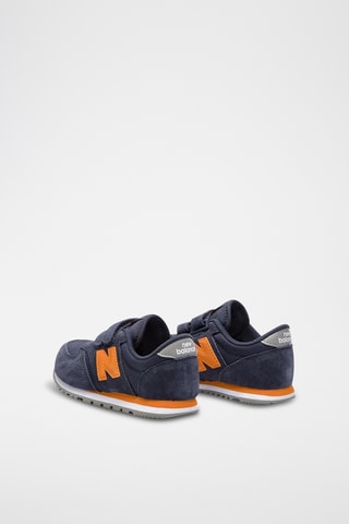 Baskets en nubuck - Bleu marine