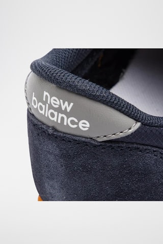 Baskets en nubuck - Bleu marine