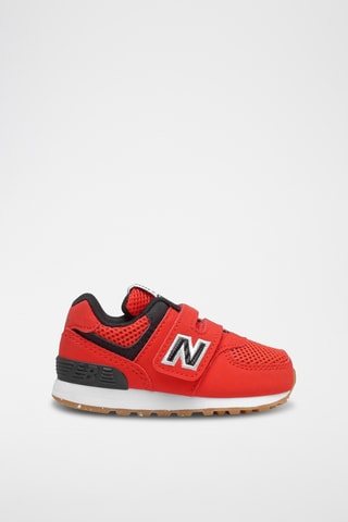 Baskets en cuir - Rouge