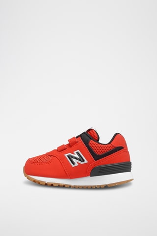 Baskets en cuir - Rouge