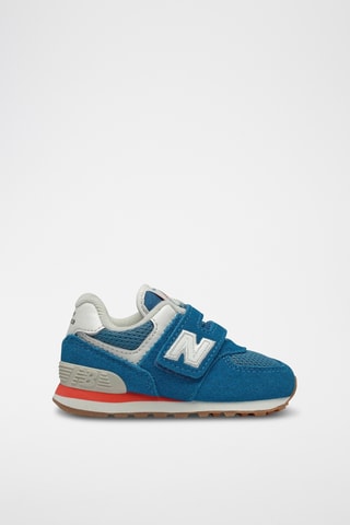 Baskets en cuir 574 - Bleu roi