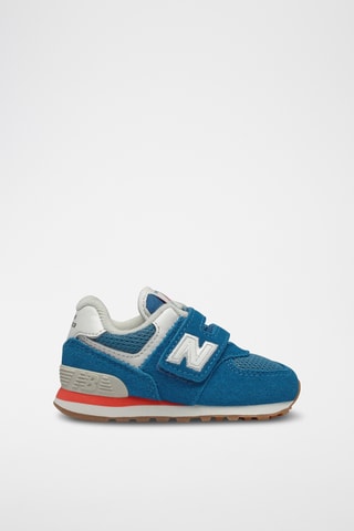 Baskets en cuir 574 - Bleu roi
