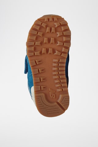 Baskets en cuir 574 - Bleu roi