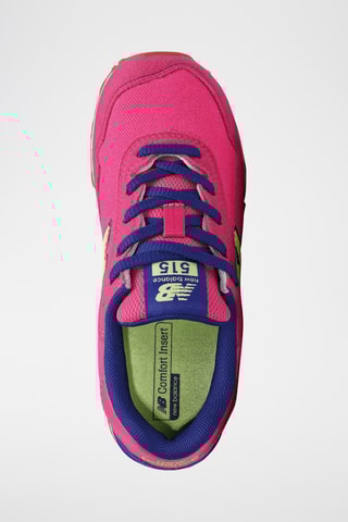Baskets 515 - Fuchsia et bleu électrique