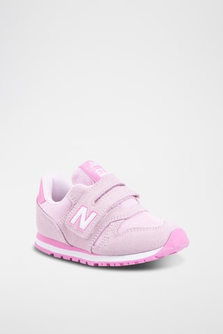 Baskets en nubuck 373 - Rose poudré