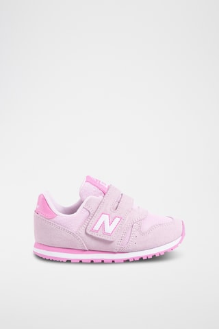 Baskets en nubuck 373 - Rose poudré