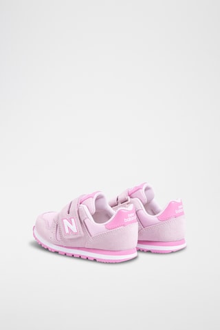 Baskets en nubuck 373 - Rose poudré