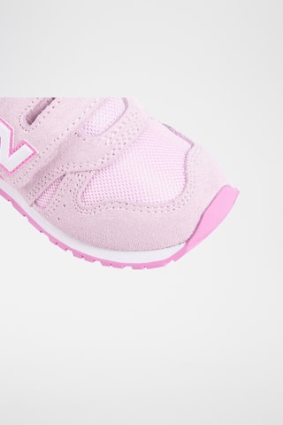 Baskets en nubuck 373 - Rose poudré