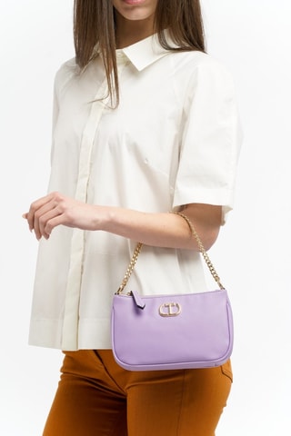 Mini sac porté épaule - Mauve