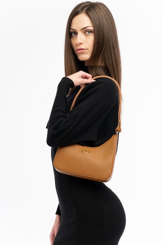 Mini sac porté épaule - Marron