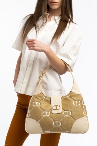 Sac porté épaule - Beige clair