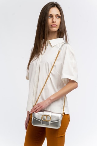 Mini sac bandoulière - Argenté