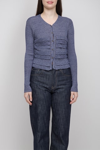Gilet - Bleu chiné