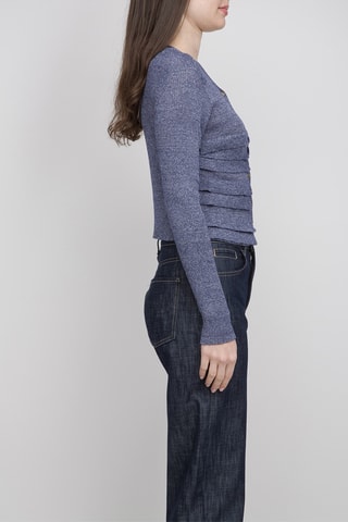 Gilet - Bleu chiné