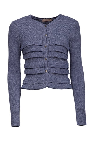 Gilet - Bleu chiné