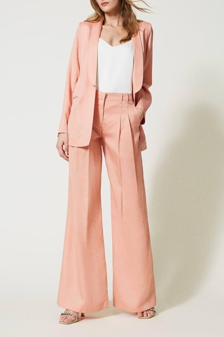 Pantalon palazzo - Rose