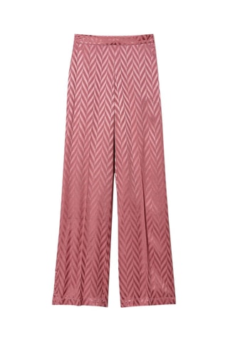 Pantalon wide legs - Rose