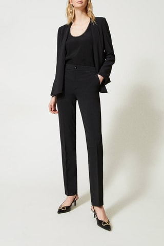 Pantalon cigarette - Noir