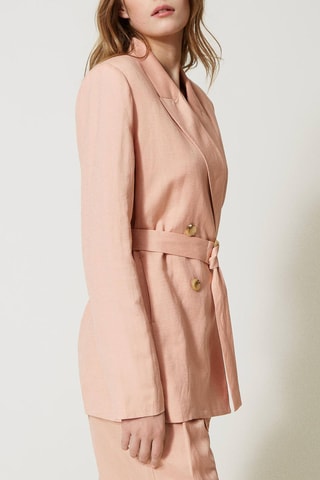Veste en lin - Rose