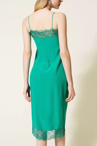 Robe midi - Vert