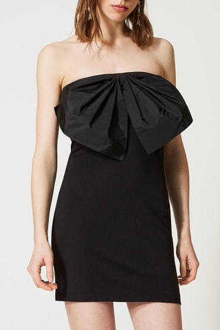 Strapless Jurk - Zwart