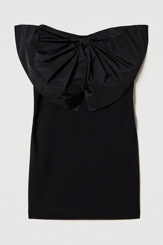 Strapless Jurk - Zwart