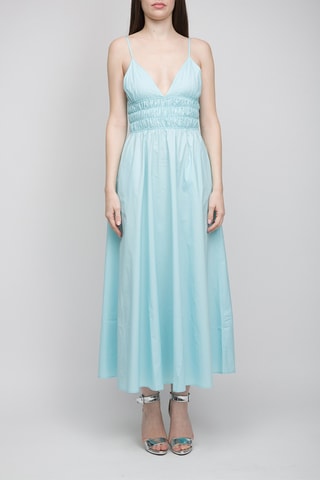 Robe longue - Bleu