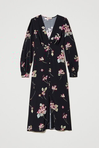 Blouse-jurk - Zwart