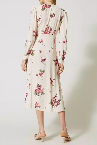 Robe midi - Ivoire