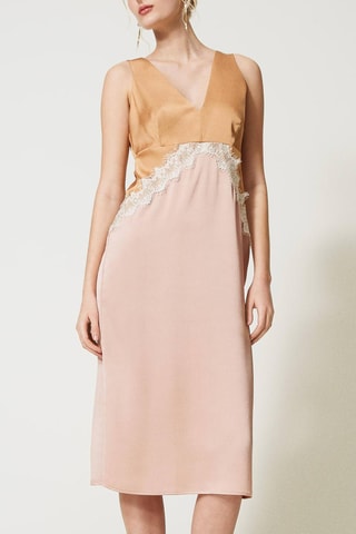Robe midi - Rose