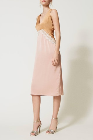 Robe midi - Rose