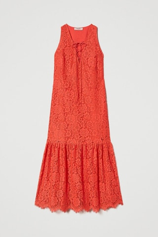 Robe en dentelle - Rouge