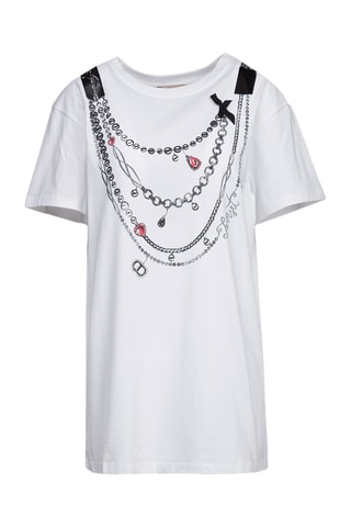 T-shirt oversize - Blanc