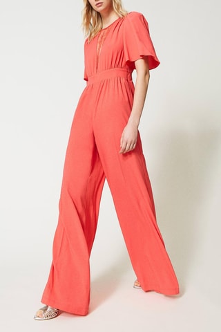 Jumpsuit - Koraalrood