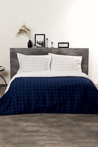 Katoenen Lakenset 79 Draad/cm² - Marineblauw
