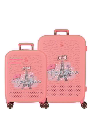 Valise cabine et valise semaine Enso - Rose