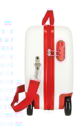 Valise porteur à roulettes Mickey Disney - Blanc