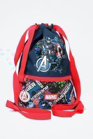 Sac de gym Marvel Avengers - Bleu marine