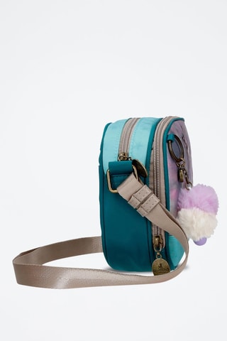 Sac bandoulière Santoro Gorjuss - Violet et turquoise
