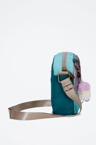 Sac bandoulière Santoro Gorjuss - Violet et turquoise