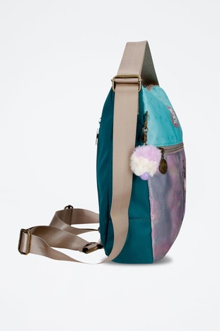 Sac bandoulière Santoro Gorjuss - Violet et turquoise