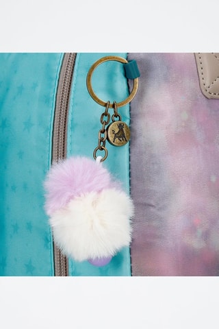 Sac bandoulière Santoro Gorjuss - Violet et turquoise