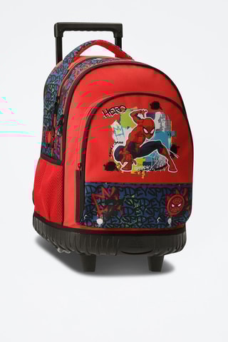 Sac à dos à roulettes Spider-Man Avengers Marvel - Rouge