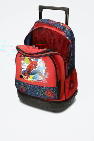 Sac à dos à roulettes Spider-Man Avengers Marvel - Rouge