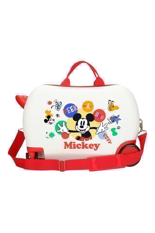 Valise enfant Mickey Disney - Blanc - 45 cm
