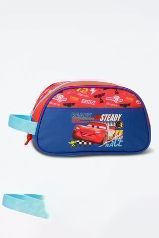 Trousse de toilette Flash McQueen Cars Disney Pixar - Rouge et bleu marine