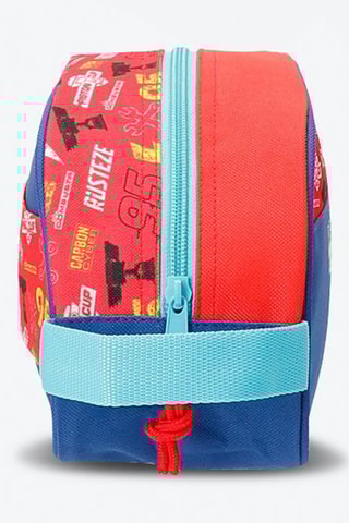 Trousse de toilette Flash McQueen Cars Disney Pixar - Rouge et bleu marine