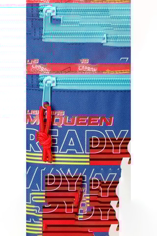 Trousse de toilette Flash McQueen Cars Disney Pixar - Rouge et bleu marine