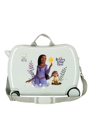 Valise enfant Asha et Valentino Disney - Vert - 50 cm